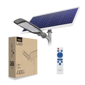 LED вуличний ліхтар автономний, з сонячною батареєю 60W 5000K 26702 Videx