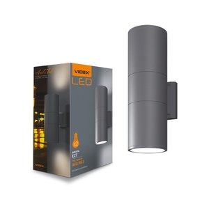 LED світильник архітектурний IP54 під лампу E27x2 AR082G Videx