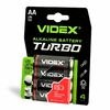 Батарейка пальчикова лужна LR6/AA Turbo 27020 Videx