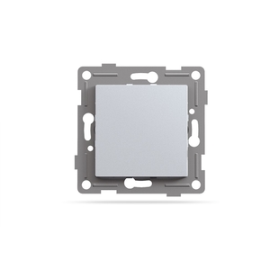 Заглушка для рамки розетки, колір срібний шовк BINERA 27070 Videx