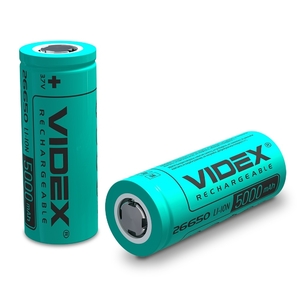 Акумулятор Li-ion 26650 (без захисту) 5000mAh 27301 Videx