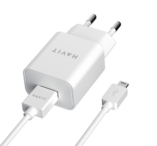 Зарядний пристрій USB з кабелем Lightning HV-ST112 Havit