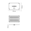 Портативний зарядний пристрій сонячна панель USB 5W VSO-F505U Videx