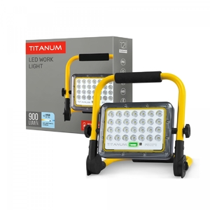 LED прожектор аккумуляторный IP65 20W 900Lm 5000K 27549 Titanum
