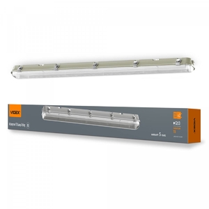 LED світильник лініййний IP65, довжина 1,2 м, 2х20W Videx