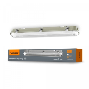 LED светильник линейный IP65, длина 0,6М 2х10W Videx