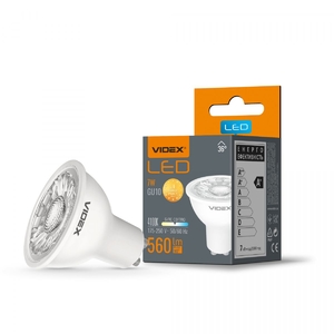 LED лампа MR16eL 7W GU10 4100K 27682 Videx