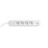 Сетевой фильтр-удлинитель 3 м, 4 розетки 3.4А USB(QC3.0) +USB-C(PD18W) White ONCORD 27695 Videx