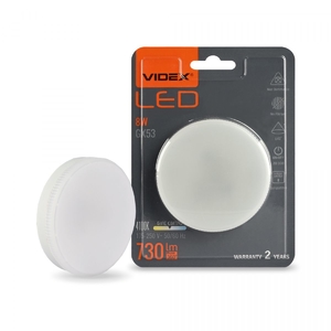LED лампа GX53 8W 4100K Videx