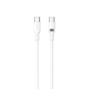 Кабель для передачи данных Type-C to Type-C с LED индикатором White HV-CB6279 Havit