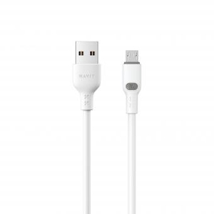 Кабель для передачі данних USB - Micro USB White HV-CB6292 Havit