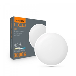 LED світильник аварійний накладний з датчиком руху 30W 2700-6500K 220V 27937 Videx