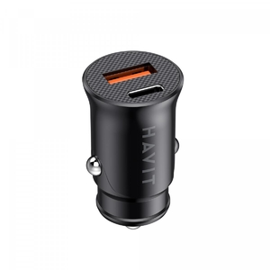 Автомобільний зарядний пристрій USB+USB-C 20W HV-CC2022 Havit