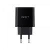 Зарядний пристрій USB+USB-C 20W Black HV-UC111 Havit
