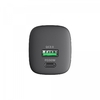 Зарядний пристрій 30W USB+USB-C Black HV-UC30 Havit