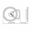 LED світильник функціональний 52W DECORA VL-CLD-993-BSL 28279 Videx