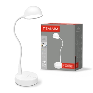 Настільна LED лампа з акумулятором 7W 3000-6000K TLTF-012W 28343 Titanum