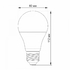 LED лампа A60h 8.7W E27 4100K 28406 Videx