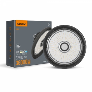 LED світильник висотний чорний 200W 5000K 36000Lm ХайБей 28447 Videx