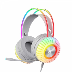 Игровые наушники с микрофоном и RGB подсветкой, Plug USB 7.1 HV-H2046U Havit