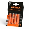 Батарейка пальчикова сольова R6P/AA 850 mAh 28587 Videx