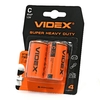Батарейка солевая 2300 mAh R14P/C 28589 Videx