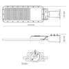LED ліхтар вуличний ІР65 150W 16500Lm 5000K SLE17 28631 Videx