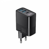 Зарядний пристрій GaN 30W 2хUSB-A+USB-C UCLE001 Havit