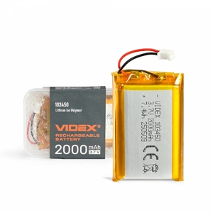 Акумулятор Li-pol 2000mAh VLF-B103450-20 Videx