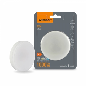 LED лампа GX53 10W 4100K Videx