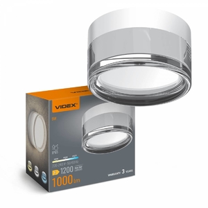 LED светильник круглый IP65 9W 2800-4000-6000K White BHD01 Videx