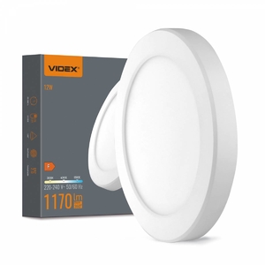 LED светильник круглый 12W 3000K-4000K-6500K White DL6R 28757 Videx