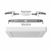 LED светильник квадратный 12W 3000K-4000K-6500K White DL6S 28760 Videx