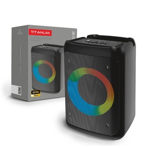 Портативна колонка 10W RGB Black SPK511BT Titanum