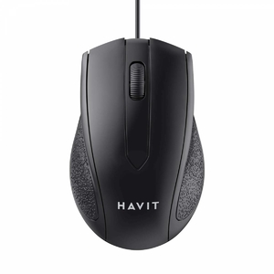 Мишка USB, 1200 DPI, 3 клавіші Black MS80 Havit