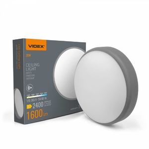 LED светильник накладной с датчиком движения, IP44 20W 2700-6500K VL-CLR-200-2G Videx