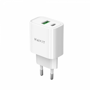 Зарядное устройство PRO 20W USB-A+USB-C White UC111 Havit