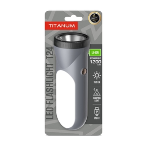 Портативний світлодіодний ліхтарик, IPX2 1000К 150 Lm Gray TLF-T24 Titanum