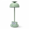 Настольная LED лампа с аккумулятором, часами и будильником 8 W 4000K+RGB Green VL-TF24G Videx