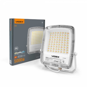 LED прожектор F5 50W 3000-5000-6500K White VL-F5-050CW Videx