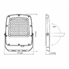 LED прожектор F5 50W 3000-5000-6500K White VL-F5-050CW Videx