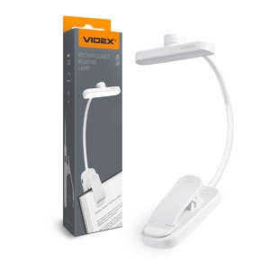 LED світильник акумуляторний для читання 
3000-6500K White VL-NL134W Videx