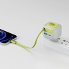 Зарядное устройство USB-A+USB-C с USB-C кабелем GaN 35W GaN Gray+Green UC251 Havit